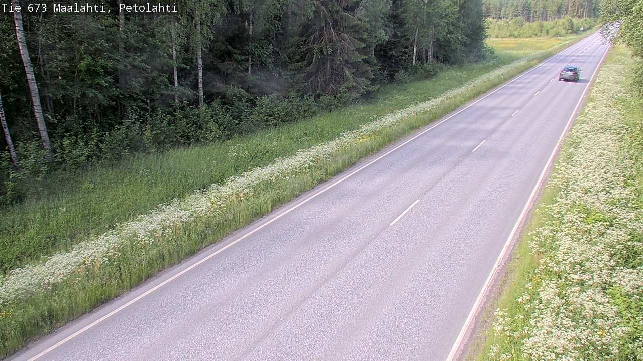 Weather Camera Image Väg 673 Malax, Petalax, Maalahti, Pohjanmaa