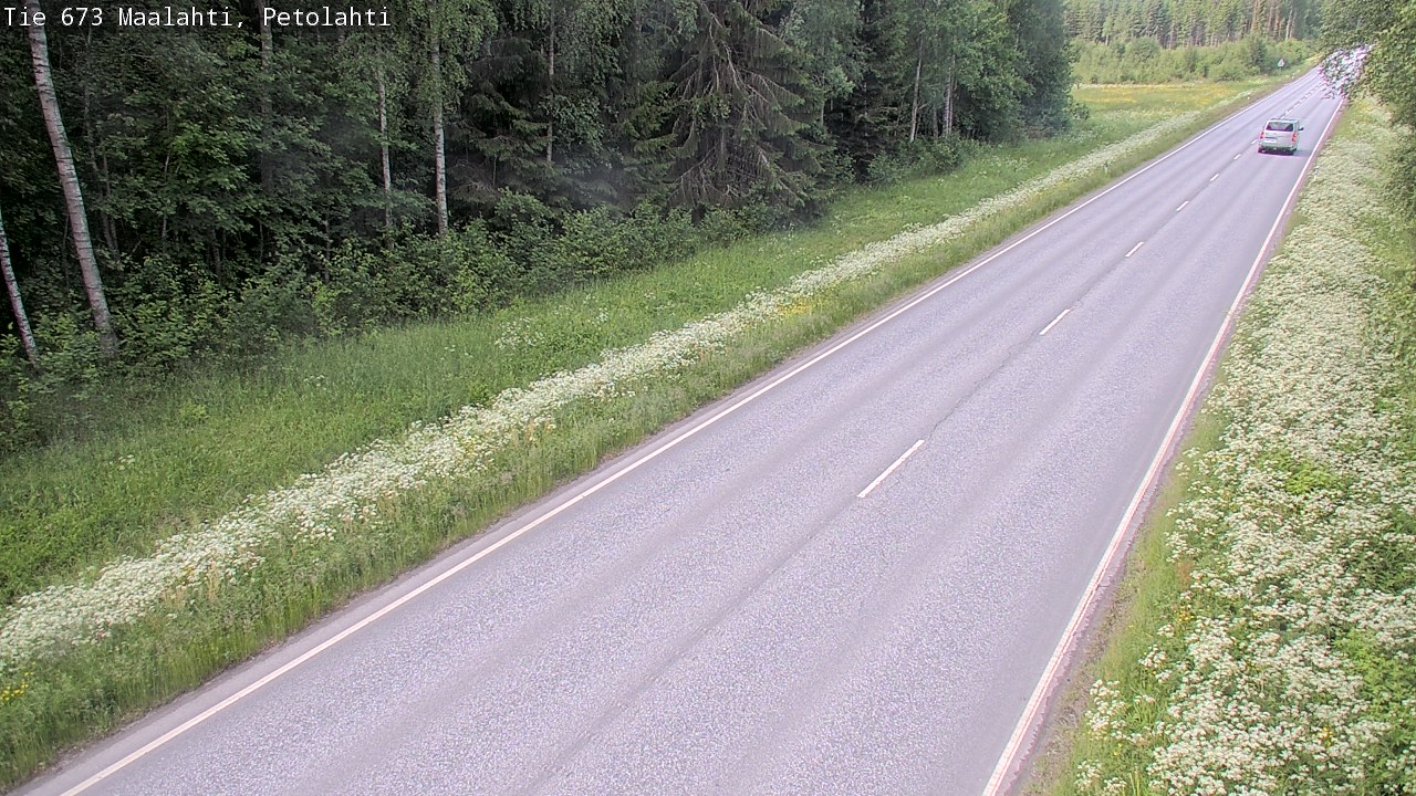 Weather Camera Image Väg 673 Malax, Petalax, Maalahti, Pohjanmaa