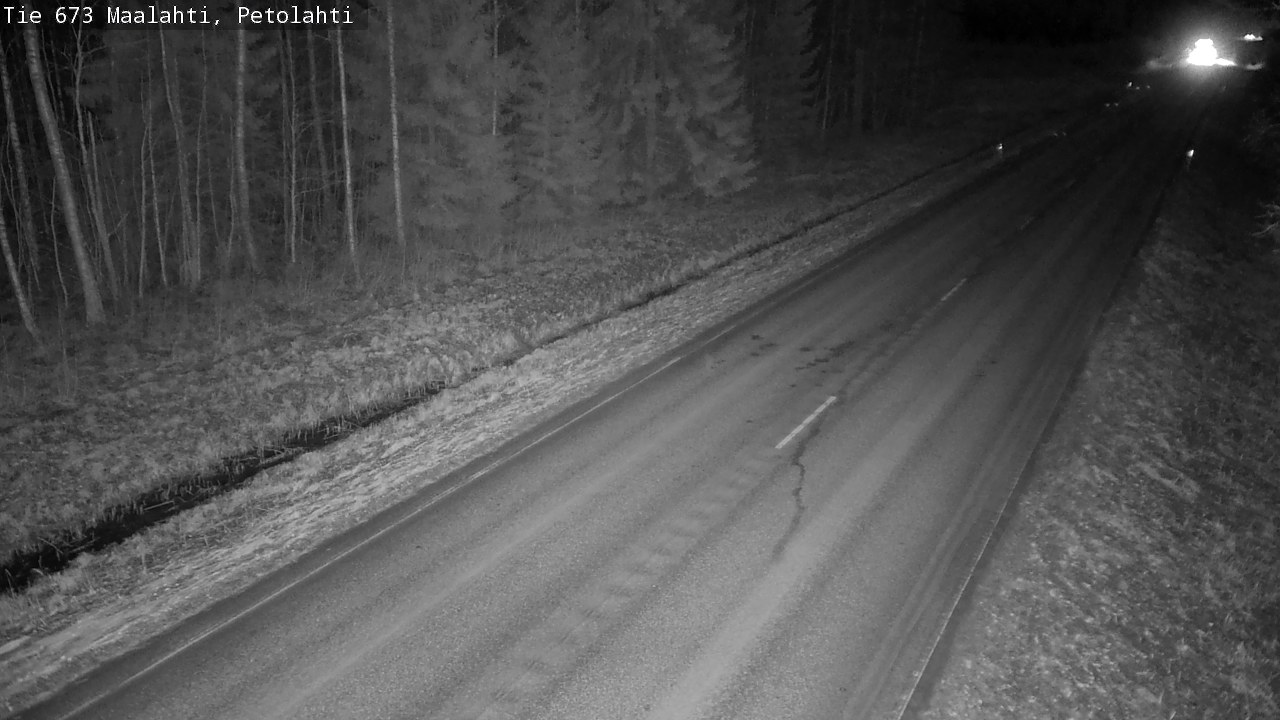 Weather Camera Image Väg 673 Malax, Petalax, Maalahti, Pohjanmaa