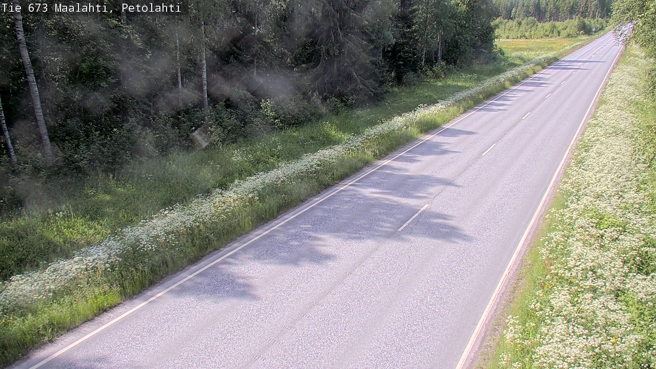 Weather Camera Image Väg 673 Malax, Petalax, Maalahti, Pohjanmaa