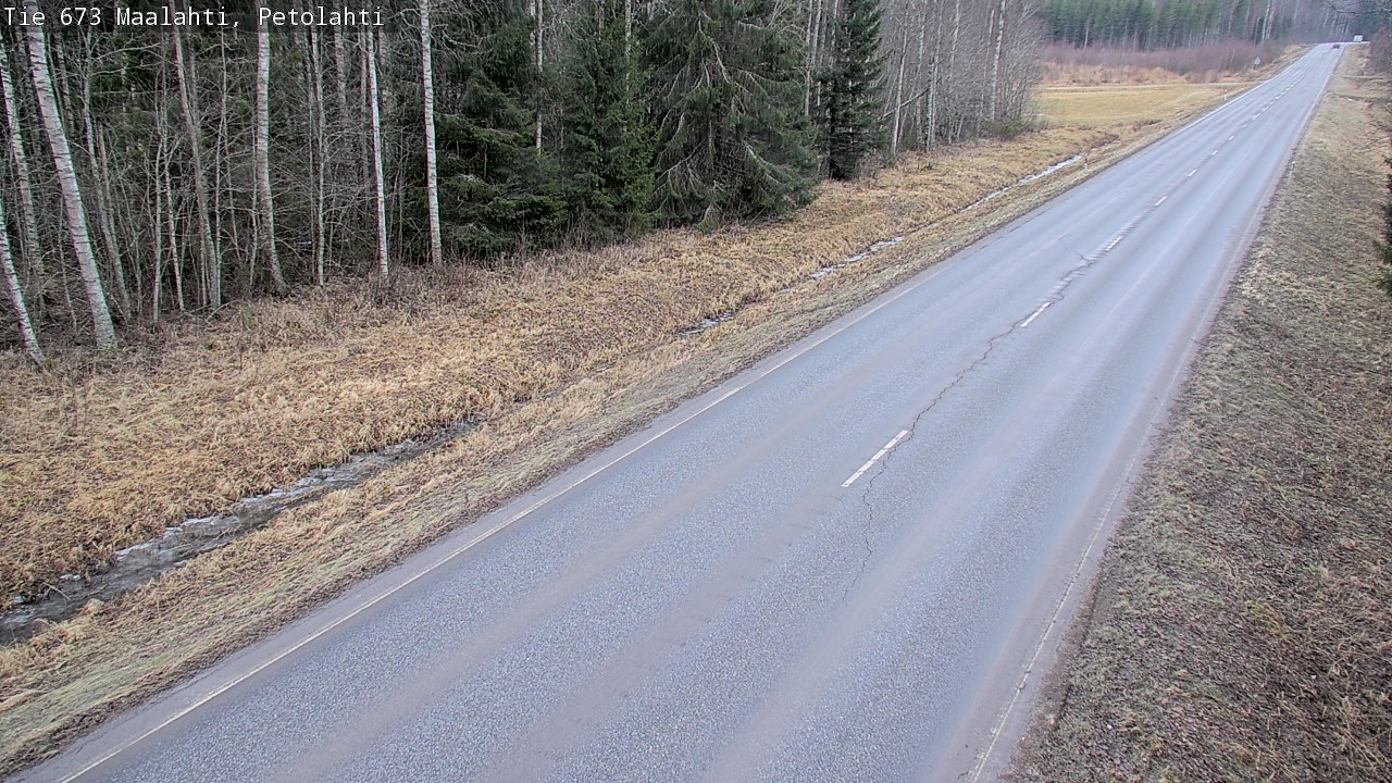 Weather Camera Image Väg 673 Malax, Petalax, Maalahti, Pohjanmaa