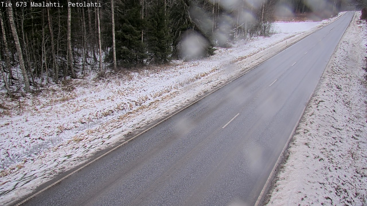 Weather Camera Image Väg 673 Malax, Petalax, Maalahti, Pohjanmaa