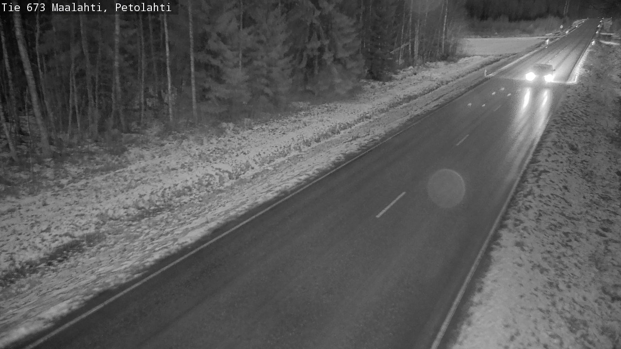 Weather Camera Image Väg 673 Malax, Petalax, Maalahti, Pohjanmaa