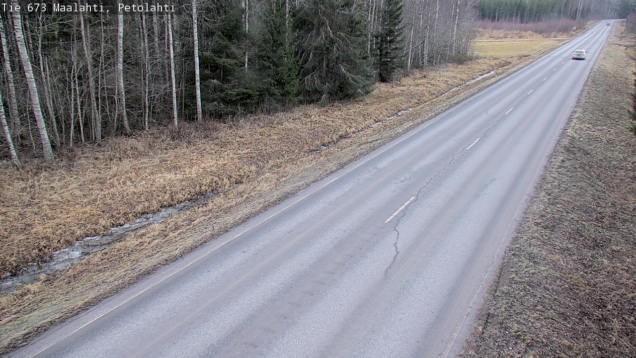Weather Camera Image Väg 673 Malax, Petalax, Maalahti, Pohjanmaa