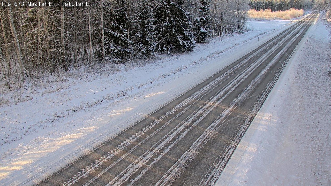 Weather Camera Image Väg 673 Malax, Petalax, Maalahti, Pohjanmaa