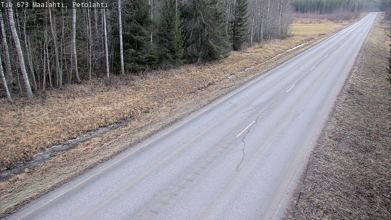 Weather Camera Image Väg 673 Malax, Petalax, Maalahti, Pohjanmaa