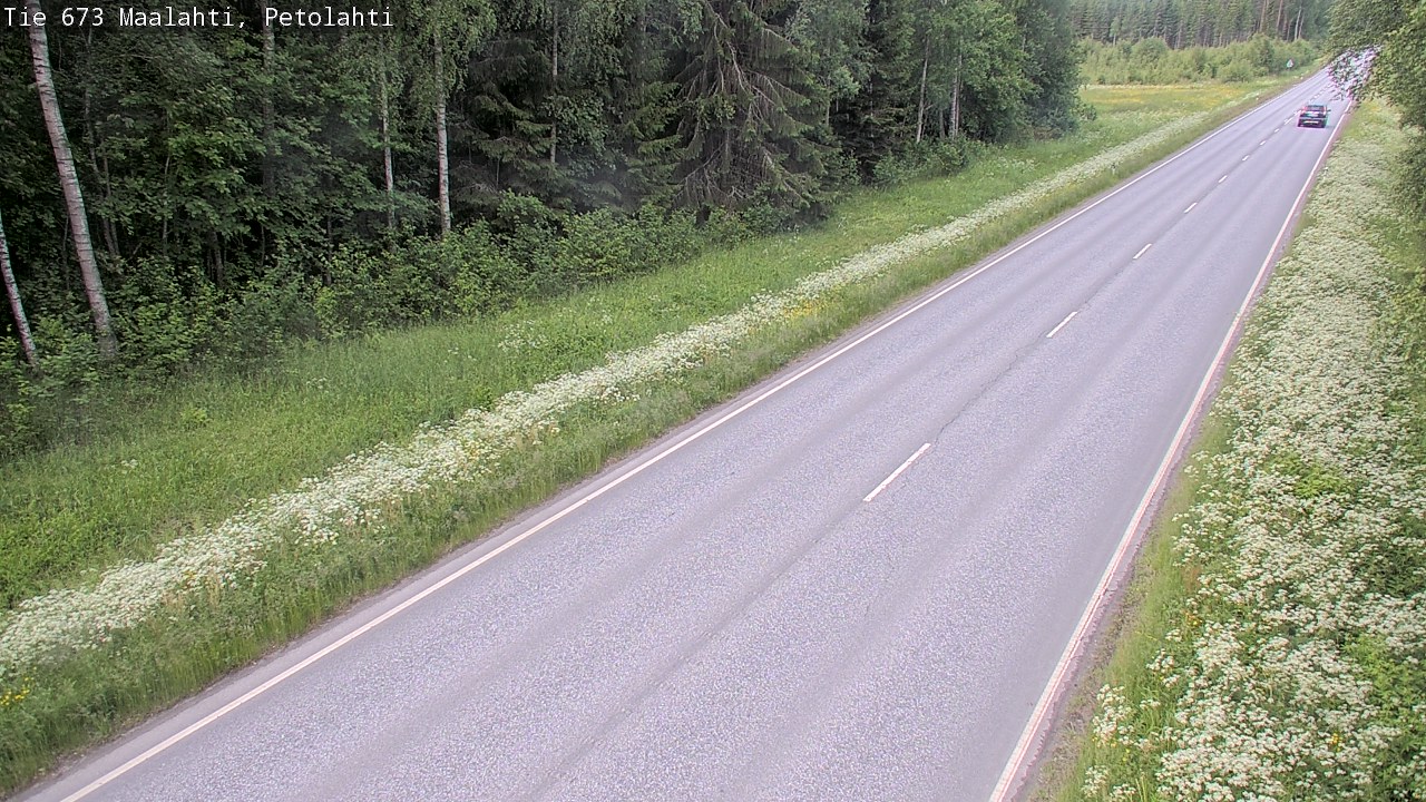 Weather Camera Image Väg 673 Malax, Petalax, Maalahti, Pohjanmaa