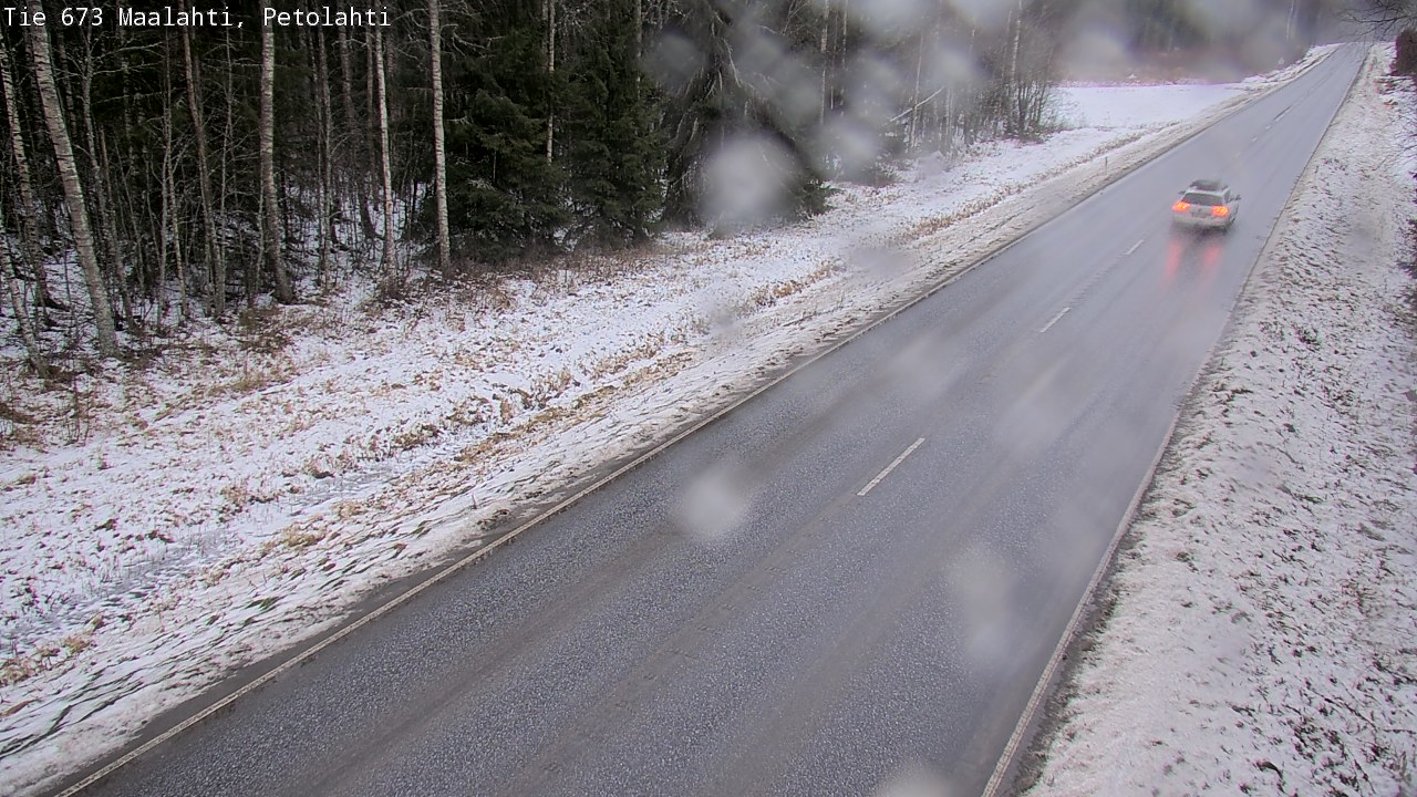 Weather Camera Image Väg 673 Malax, Petalax, Maalahti, Pohjanmaa