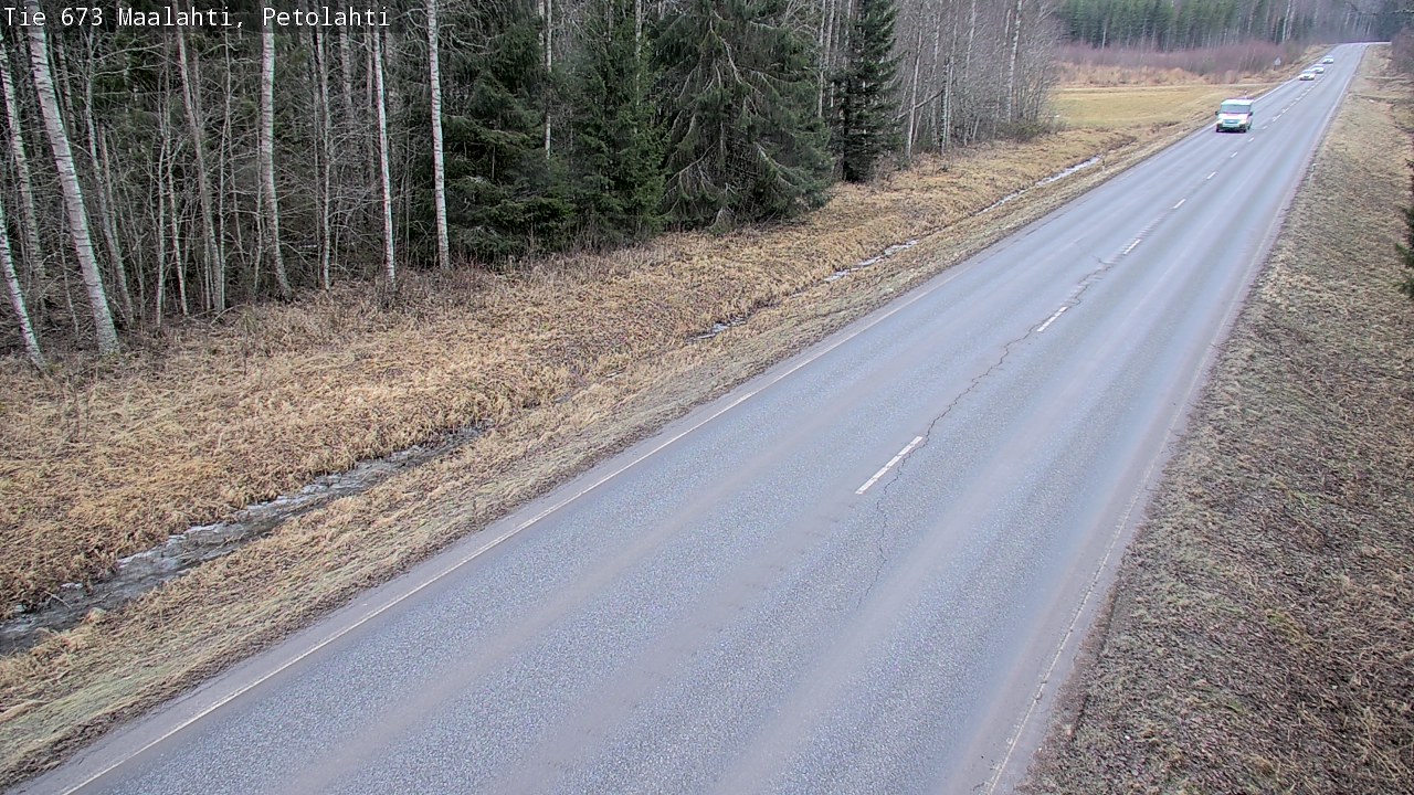 Weather Camera Image Väg 673 Malax, Petalax, Maalahti, Pohjanmaa