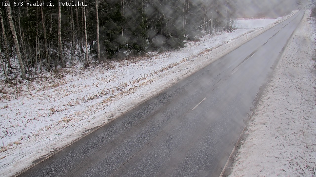 Weather Camera Image Väg 673 Malax, Petalax, Maalahti, Pohjanmaa