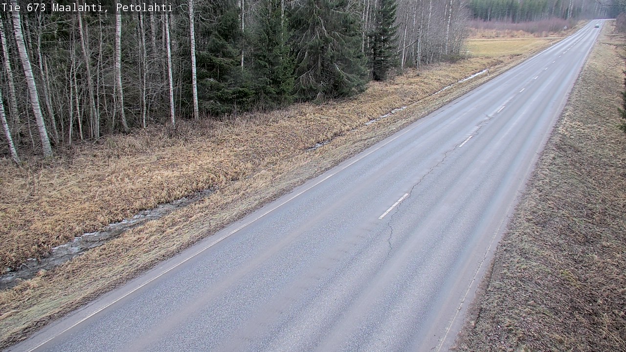 Weather Camera Image Väg 673 Malax, Petalax, Maalahti, Pohjanmaa