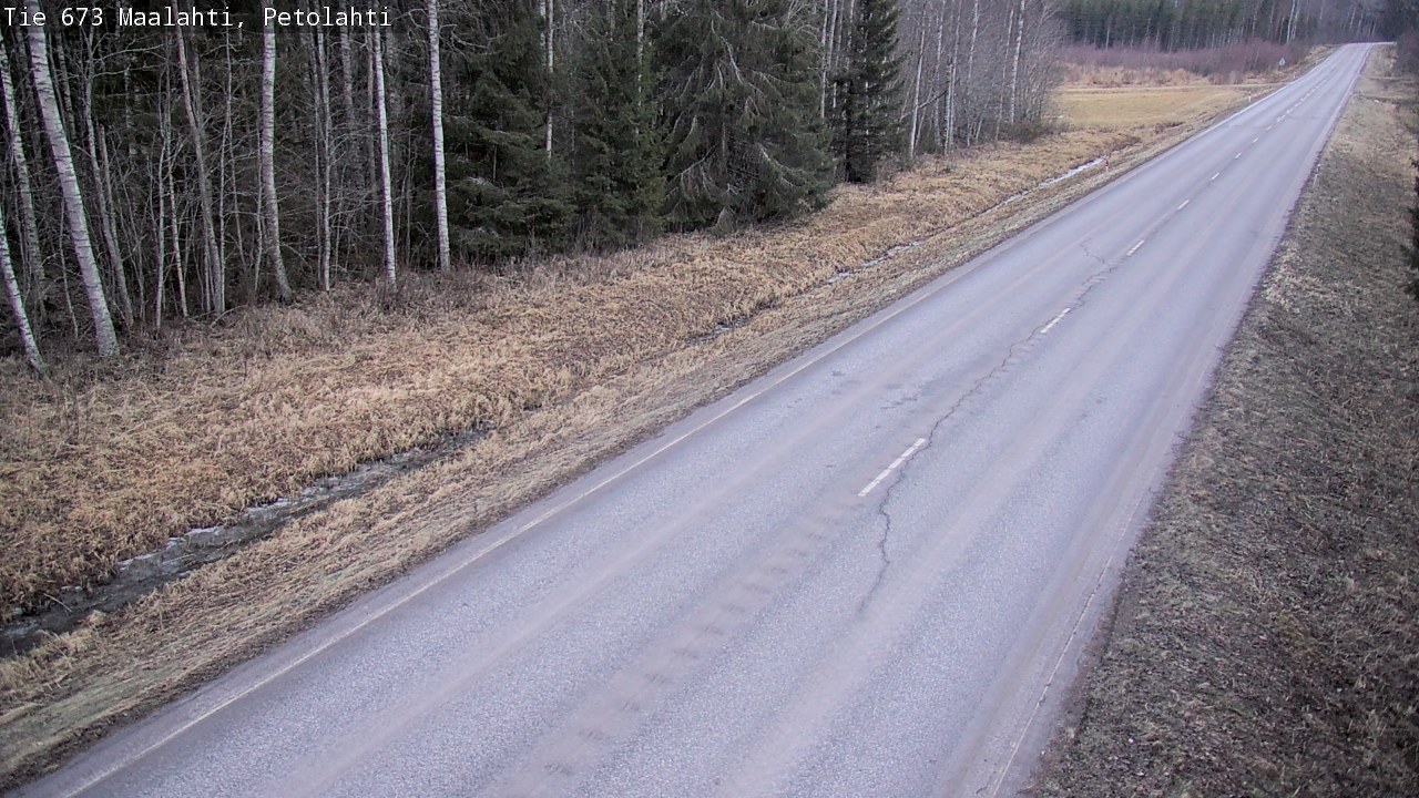Weather Camera Image Väg 673 Malax, Petalax, Maalahti, Pohjanmaa
