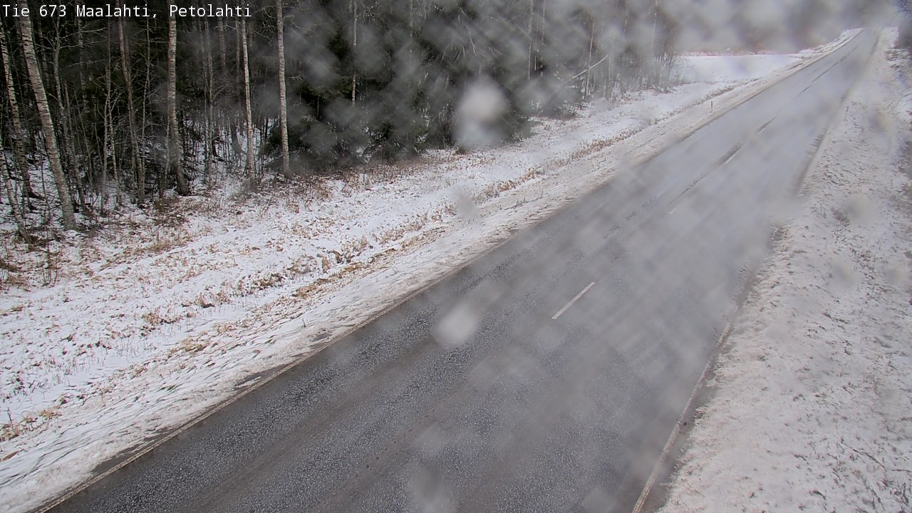 Weather Camera Image Väg 673 Malax, Petalax, Maalahti, Pohjanmaa