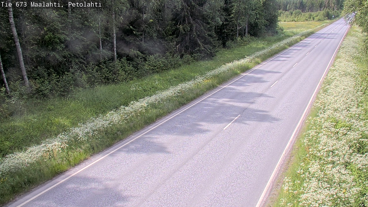Weather Camera Image Väg 673 Malax, Petalax, Maalahti, Pohjanmaa