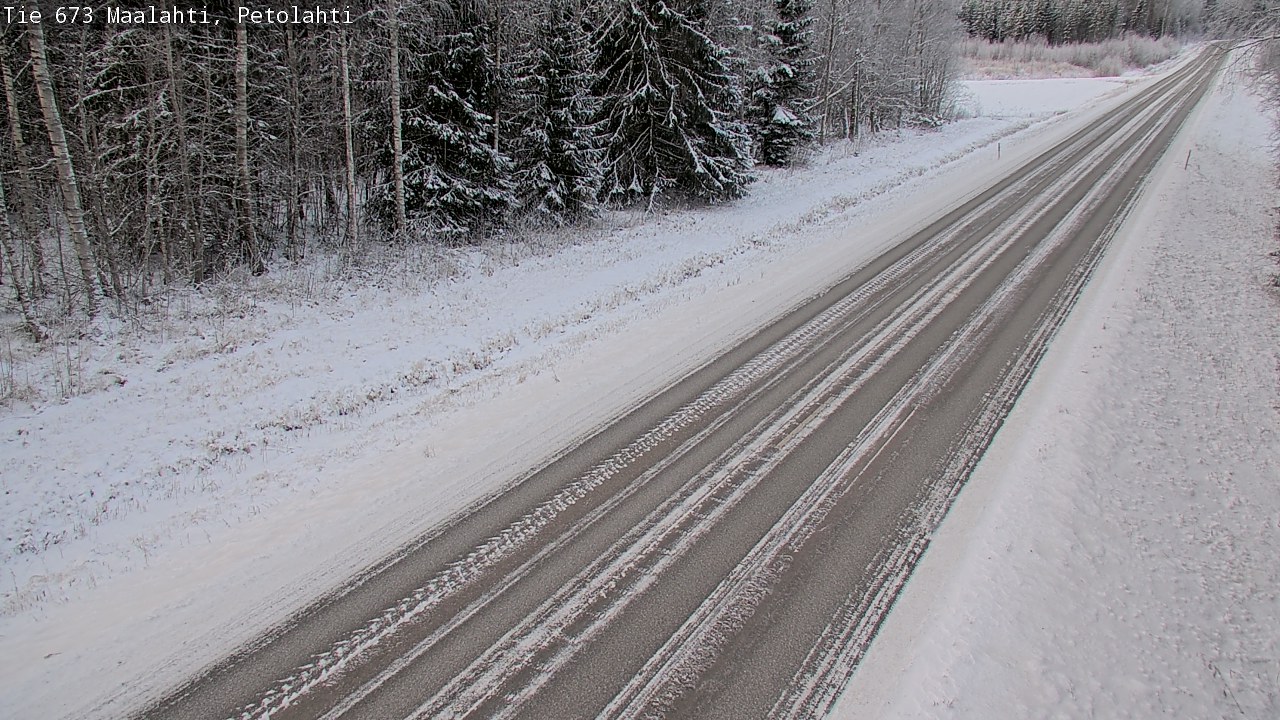 Weather Camera Image Väg 673 Malax, Petalax, Maalahti, Pohjanmaa