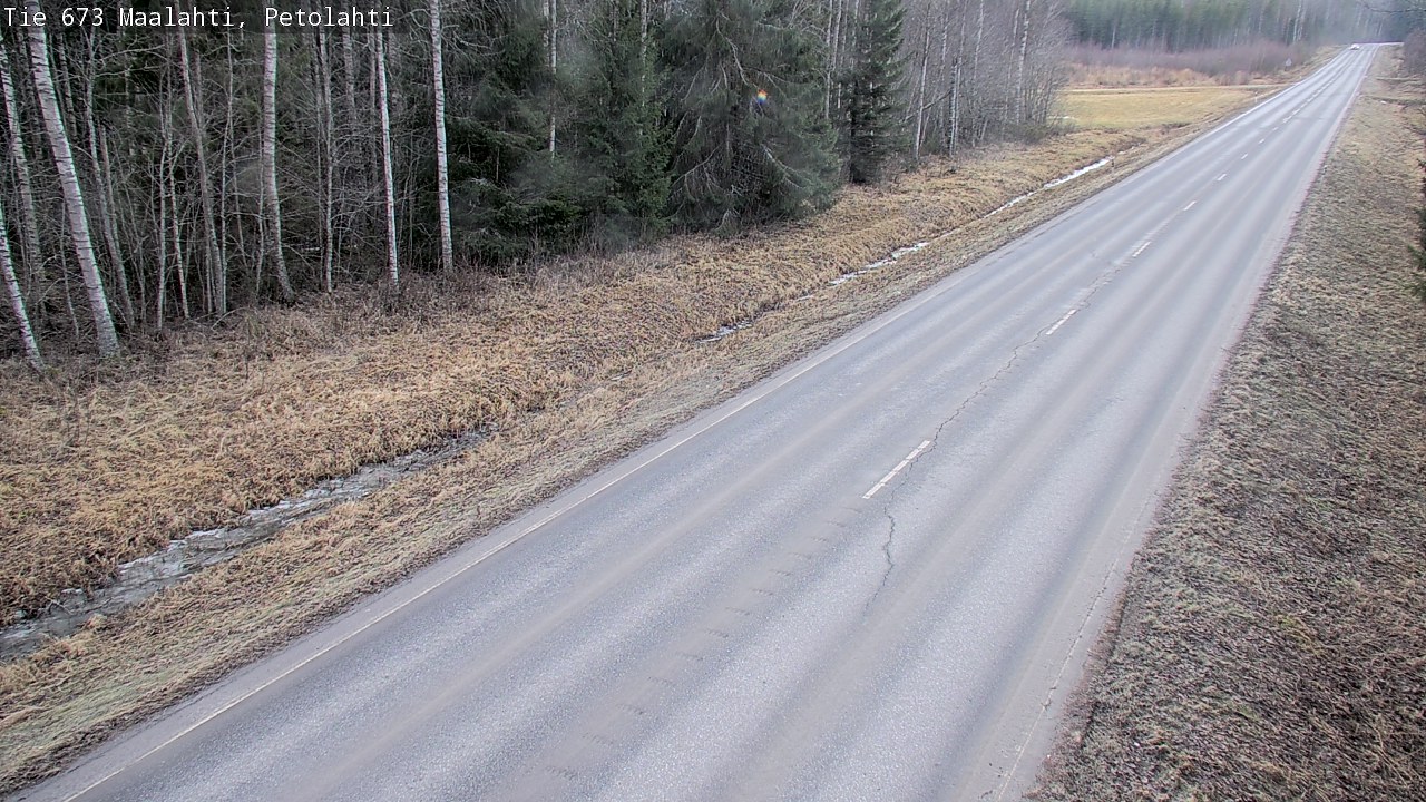 Weather Camera Image Väg 673 Malax, Petalax, Maalahti, Pohjanmaa