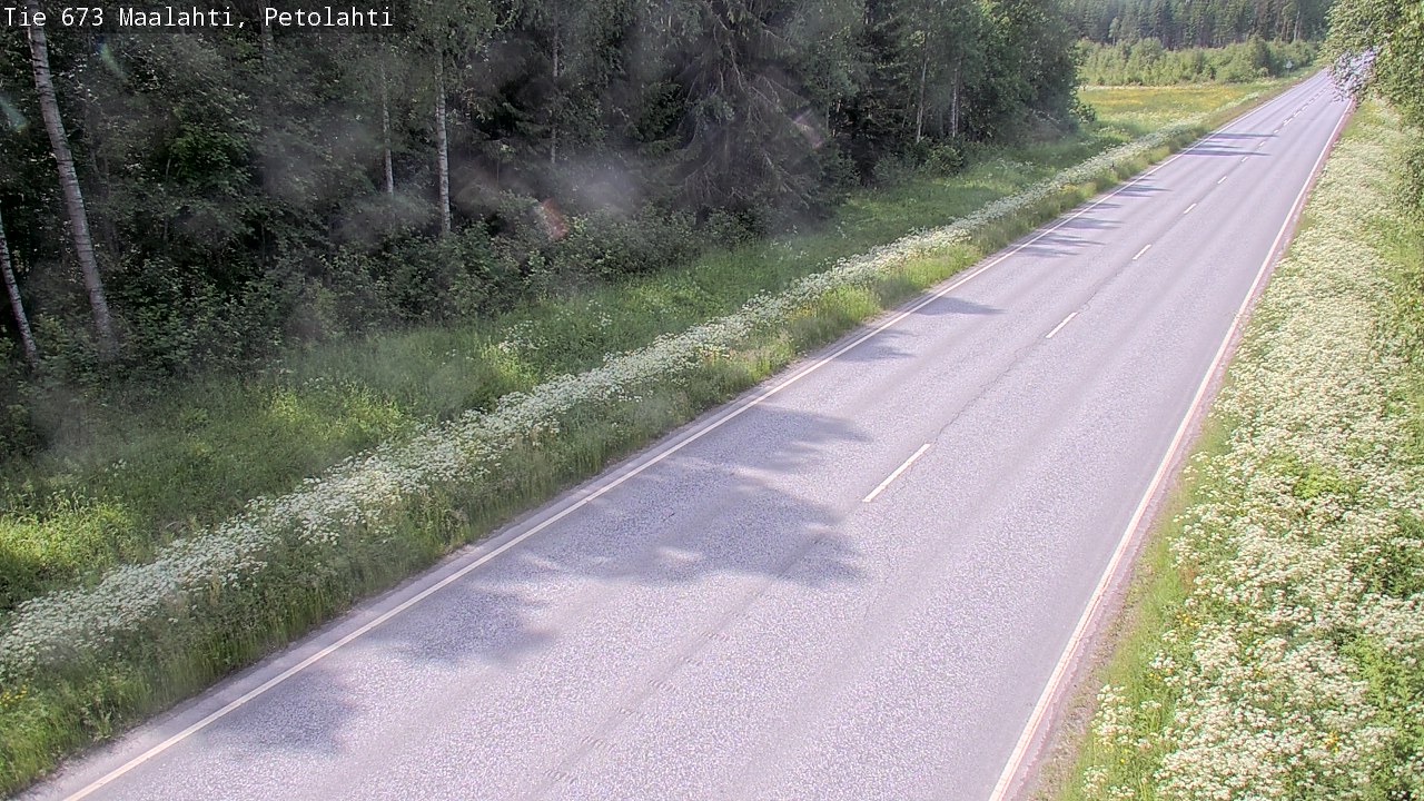 Weather Camera Image Väg 673 Malax, Petalax, Maalahti, Pohjanmaa