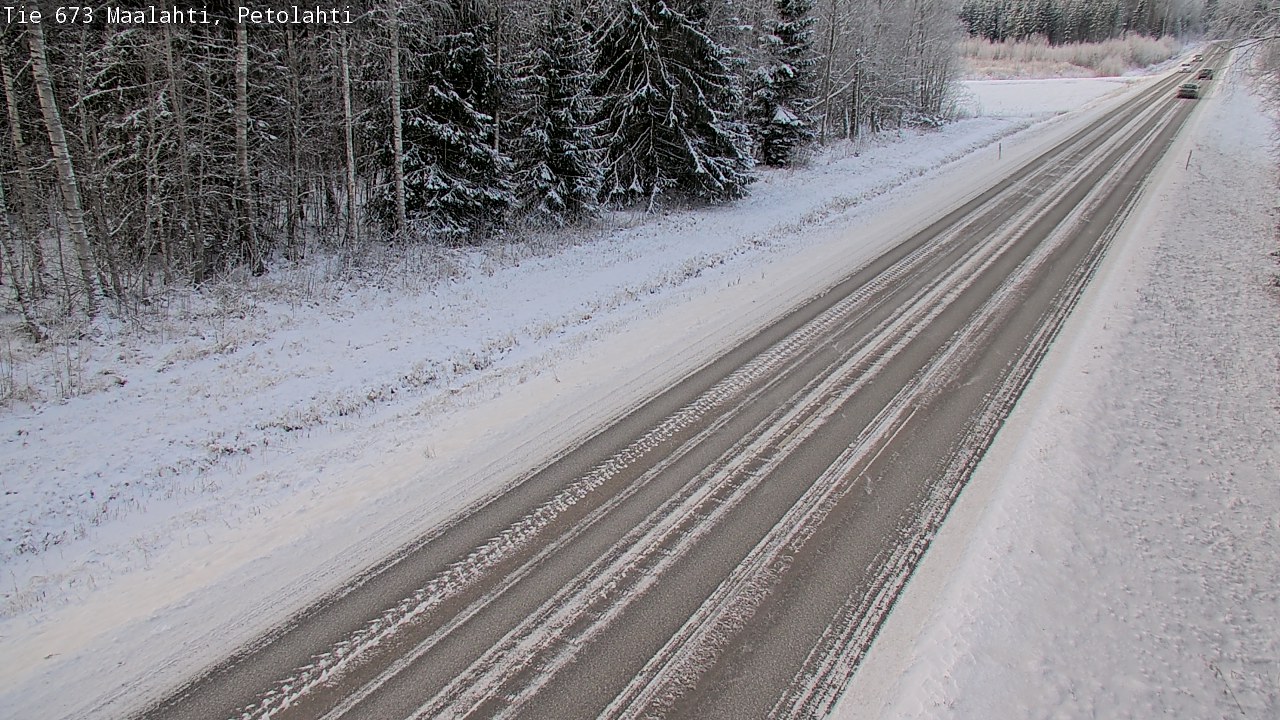 Weather Camera Image Väg 673 Malax, Petalax, Maalahti, Pohjanmaa