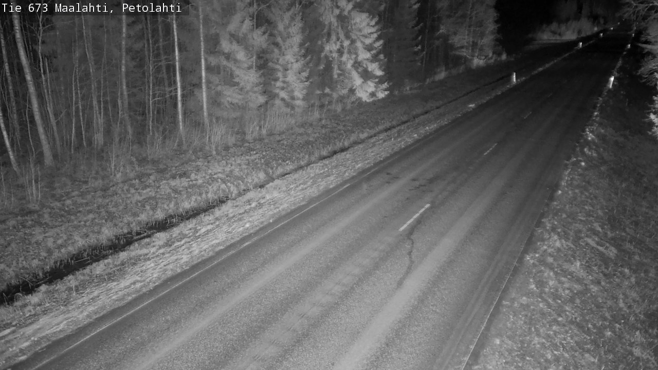 Weather Camera Image Väg 673 Malax, Petalax, Maalahti, Pohjanmaa
