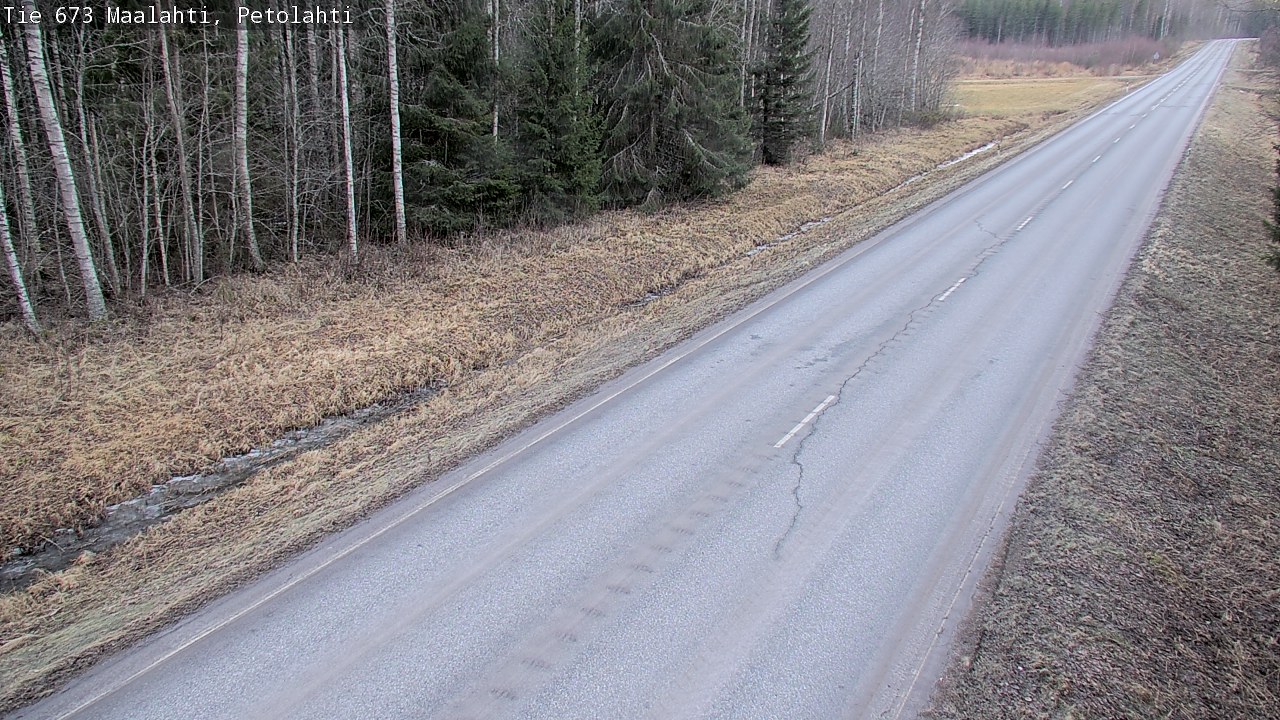 Weather Camera Image Väg 673 Malax, Petalax, Maalahti, Pohjanmaa