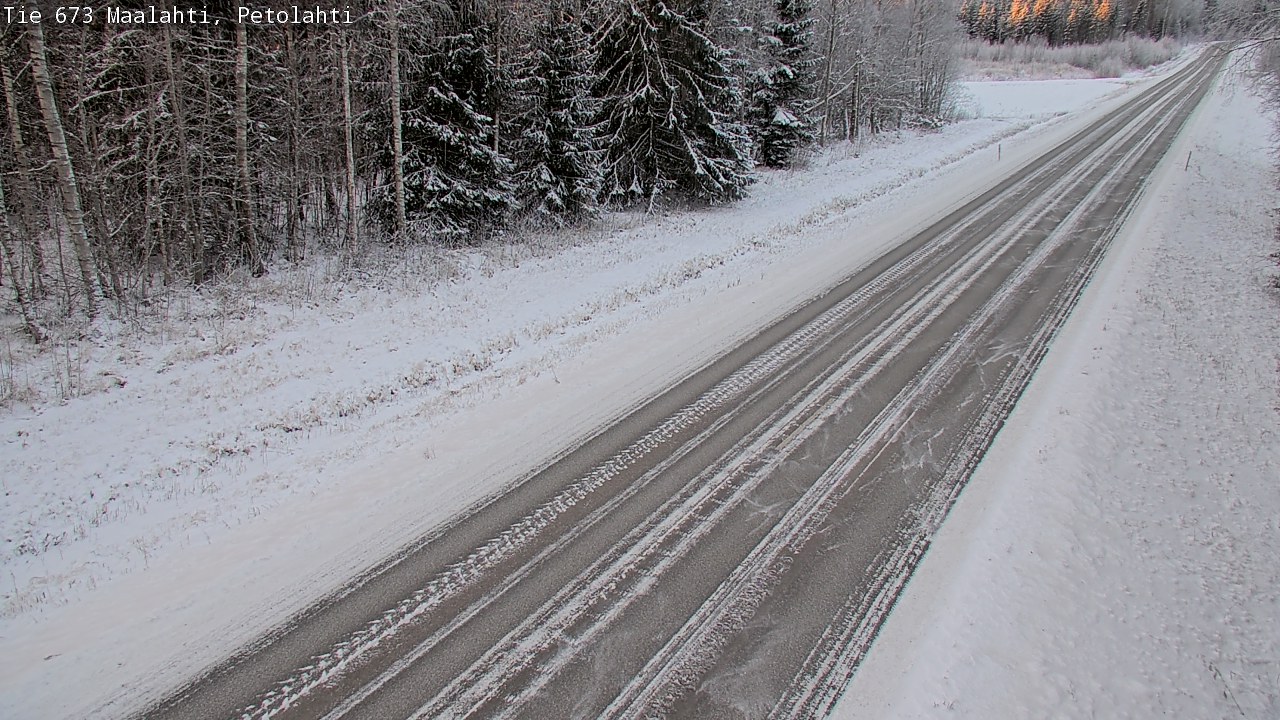 Weather Camera Image Väg 673 Malax, Petalax, Maalahti, Pohjanmaa