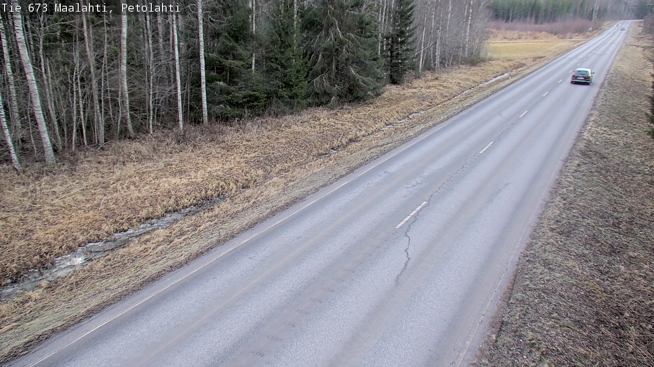 Weather Camera Image Väg 673 Malax, Petalax, Maalahti, Pohjanmaa