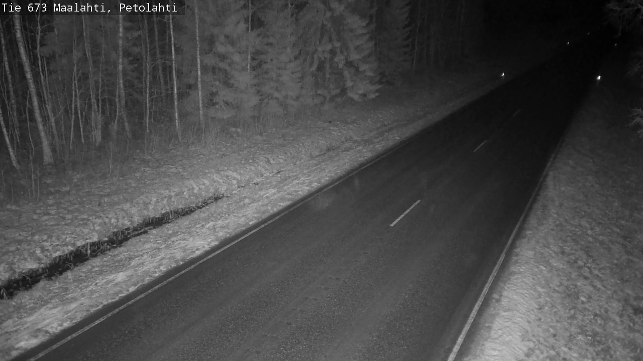 Weather Camera Image Väg 673 Malax, Petalax, Maalahti, Pohjanmaa