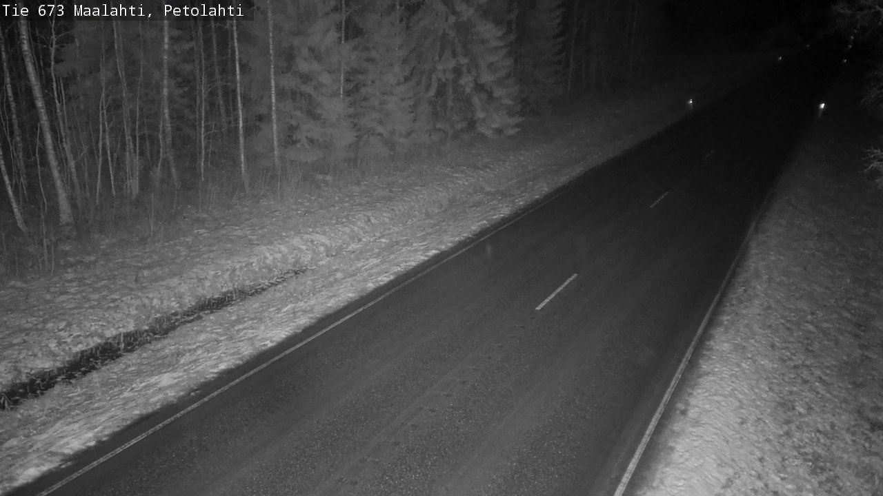 Weather Camera Image Väg 673 Malax, Petalax, Maalahti, Pohjanmaa
