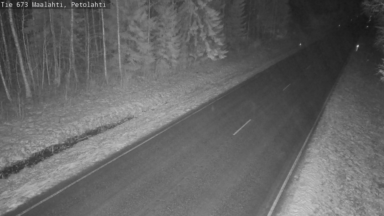 Weather Camera Image Väg 673 Malax, Petalax, Maalahti, Pohjanmaa