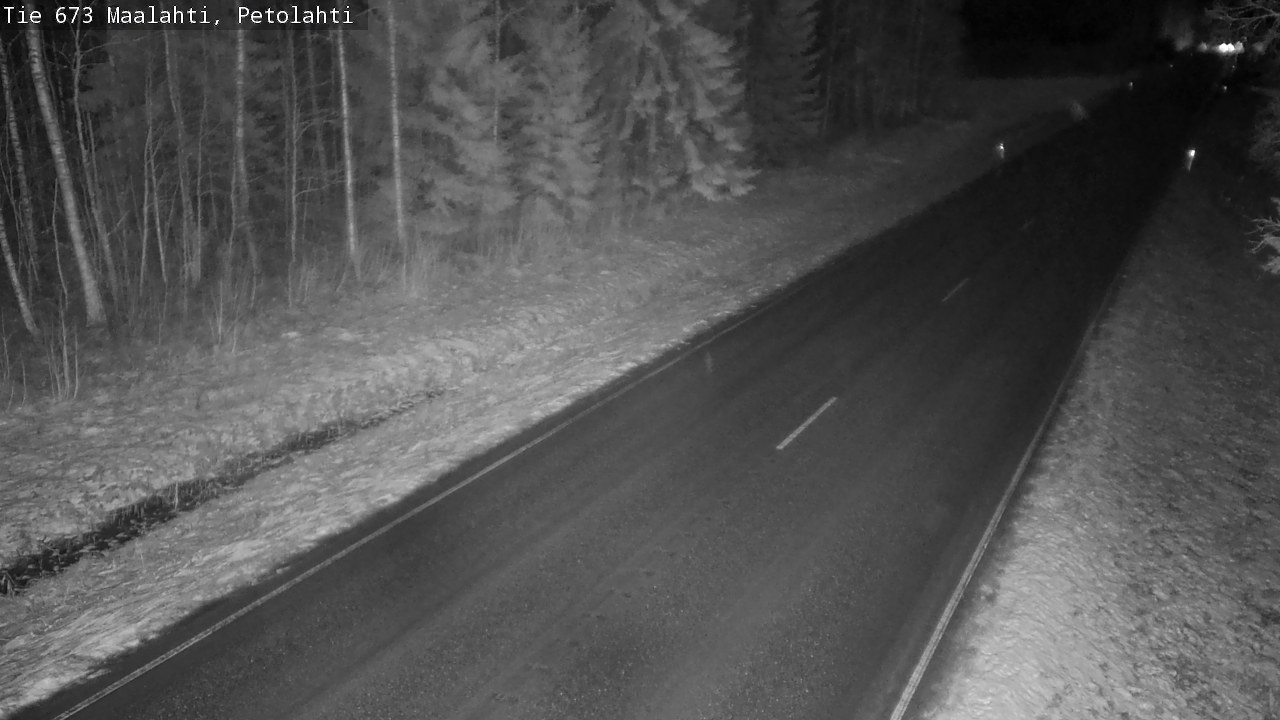 Weather Camera Image Väg 673 Malax, Petalax, Maalahti, Pohjanmaa