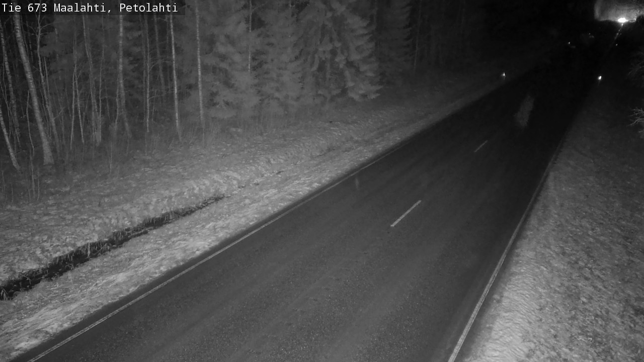 Weather Camera Image Väg 673 Malax, Petalax, Maalahti, Pohjanmaa