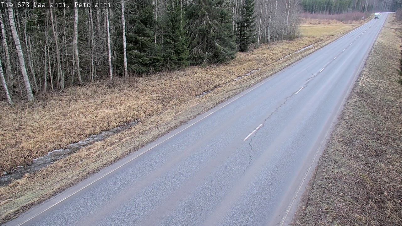 Weather Camera Image Väg 673 Malax, Petalax, Maalahti, Pohjanmaa