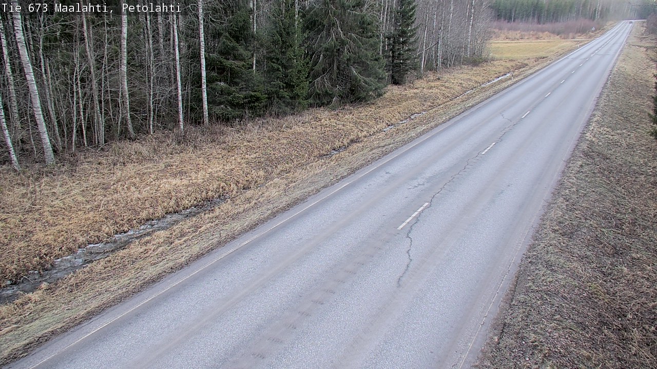 Weather Camera Image Väg 673 Malax, Petalax, Maalahti, Pohjanmaa