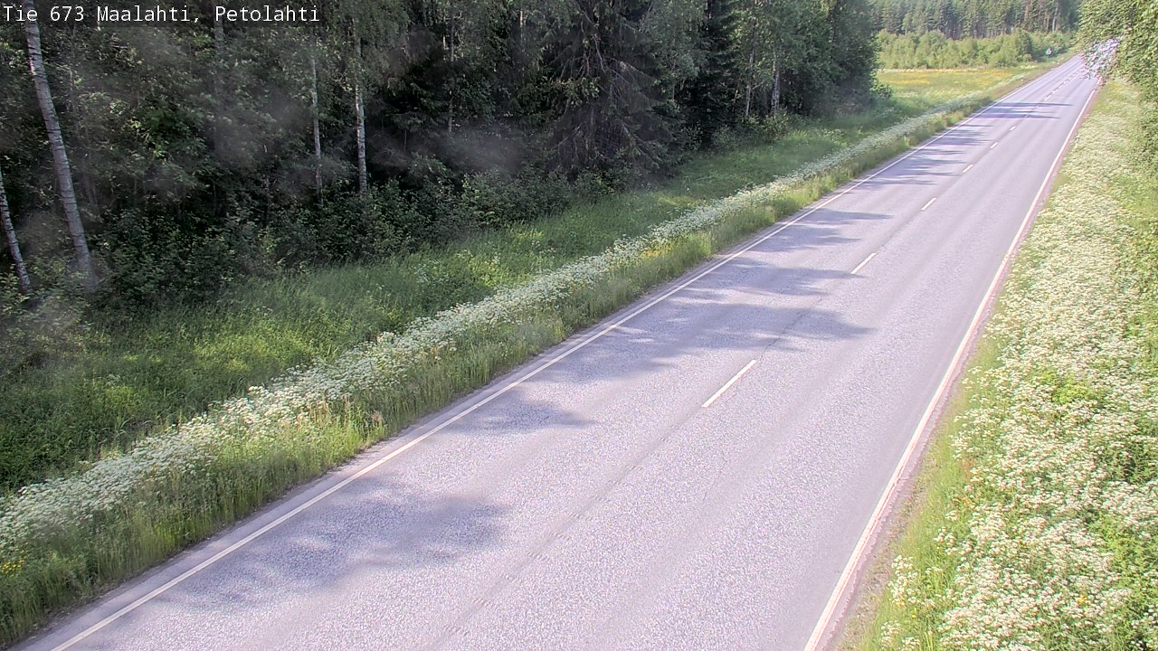 Weather Camera Image Väg 673 Malax, Petalax, Maalahti, Pohjanmaa