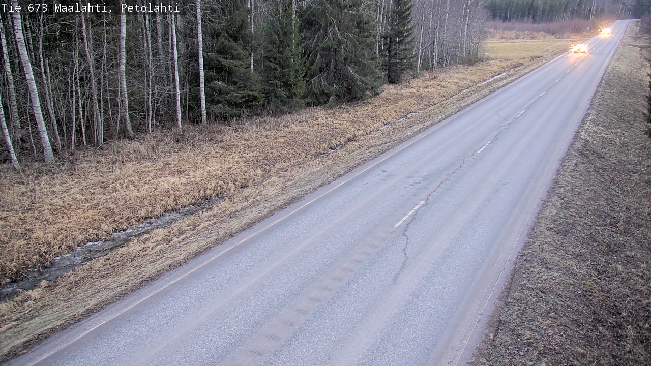 Weather Camera Image Väg 673 Malax, Petalax, Maalahti, Pohjanmaa
