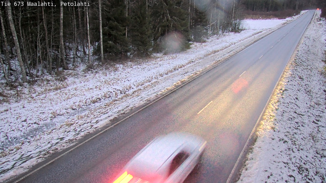 Weather Camera Image Väg 673 Malax, Petalax, Maalahti, Pohjanmaa
