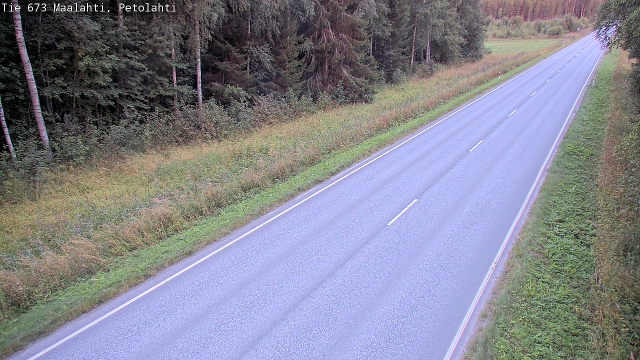 Weather Camera Image Road 673 Maalahti, Petolahti, Maalahti, Pohjanmaa