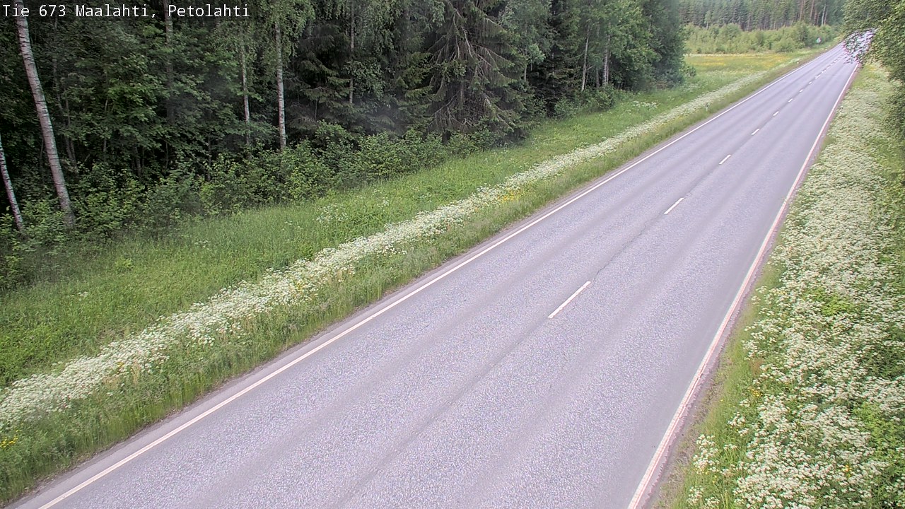 Weather Camera Image Väg 673 Malax, Petalax, Maalahti, Pohjanmaa