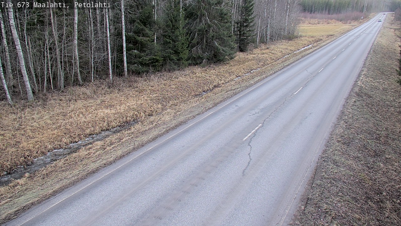 Weather Camera Image Väg 673 Malax, Petalax, Maalahti, Pohjanmaa