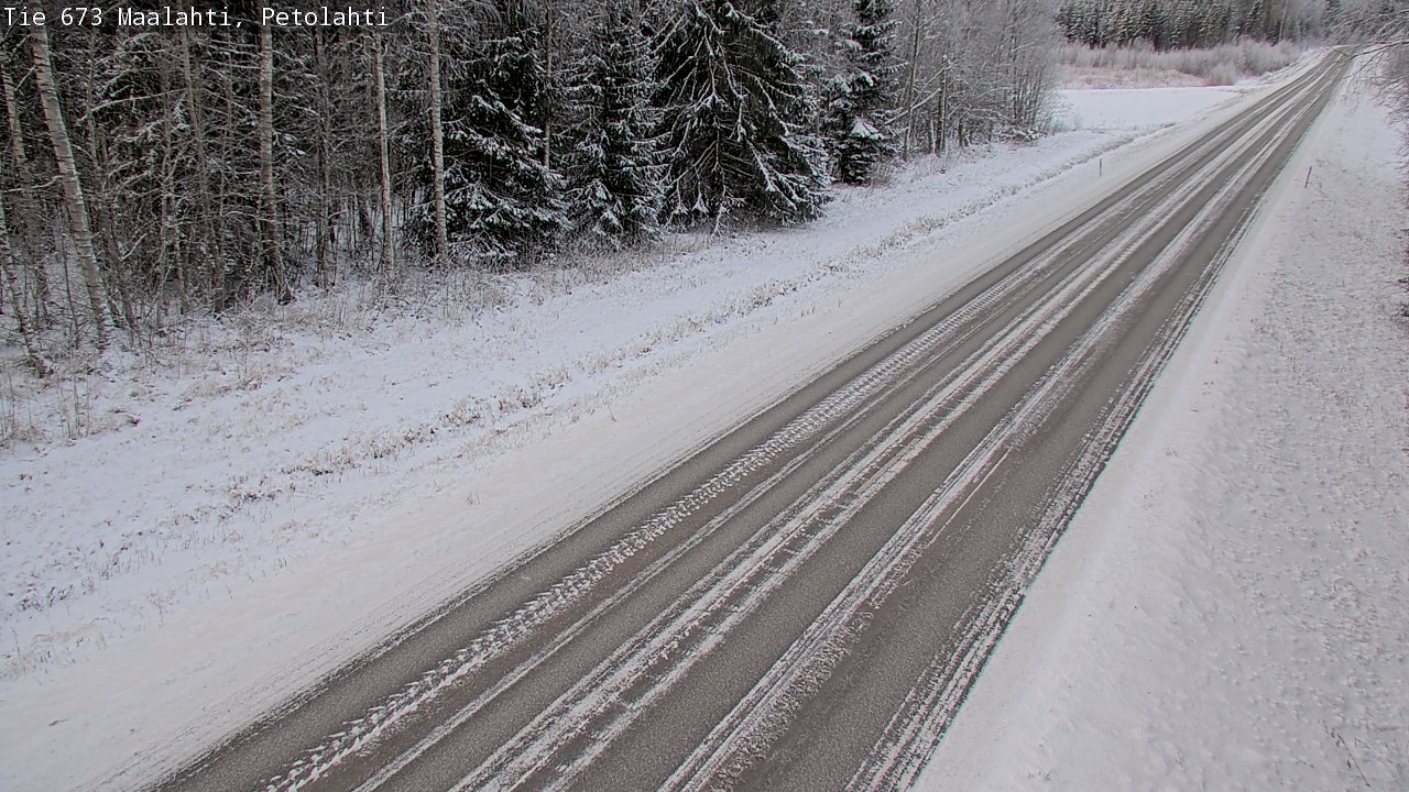 Weather Camera Image Väg 673 Malax, Petalax, Maalahti, Pohjanmaa
