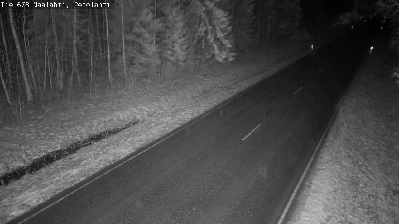 Weather Camera Image Väg 673 Malax, Petalax, Maalahti, Pohjanmaa