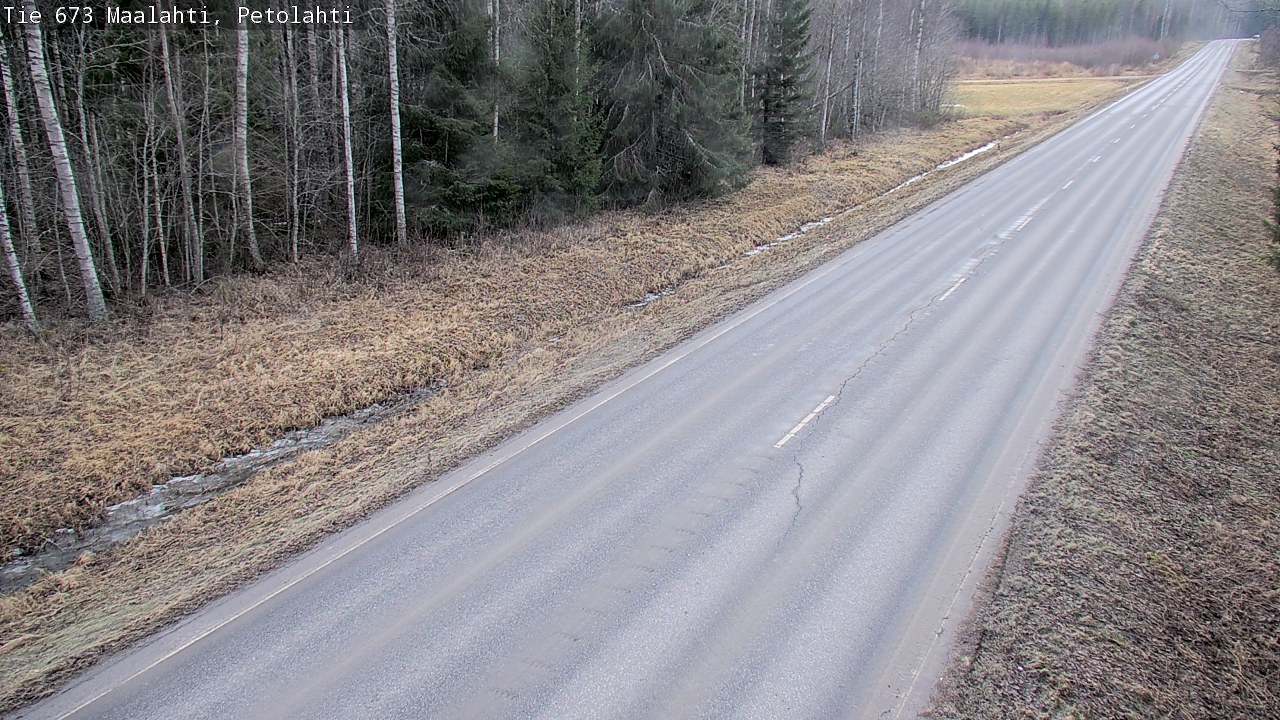 Weather Camera Image Väg 673 Malax, Petalax, Maalahti, Pohjanmaa
