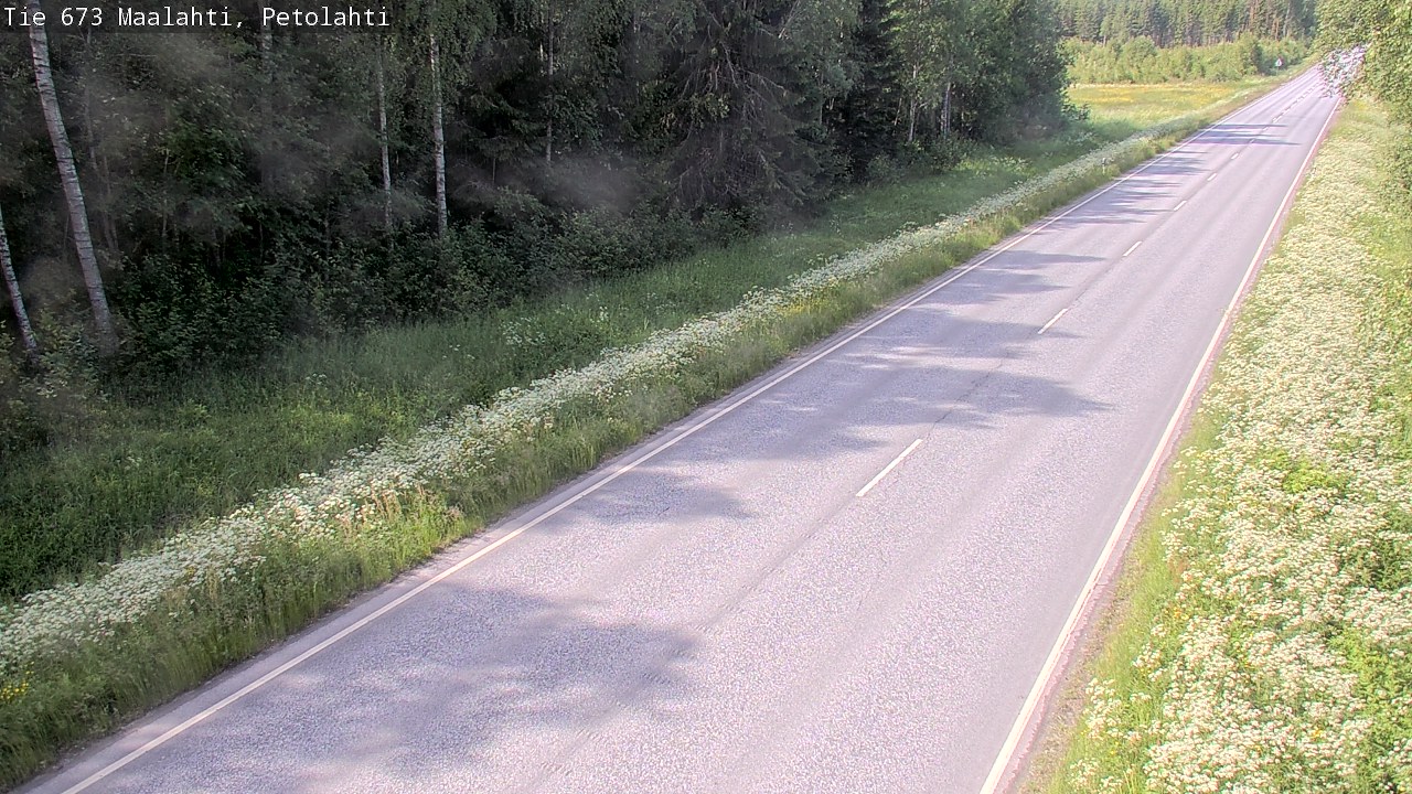 Weather Camera Image Väg 673 Malax, Petalax, Maalahti, Pohjanmaa