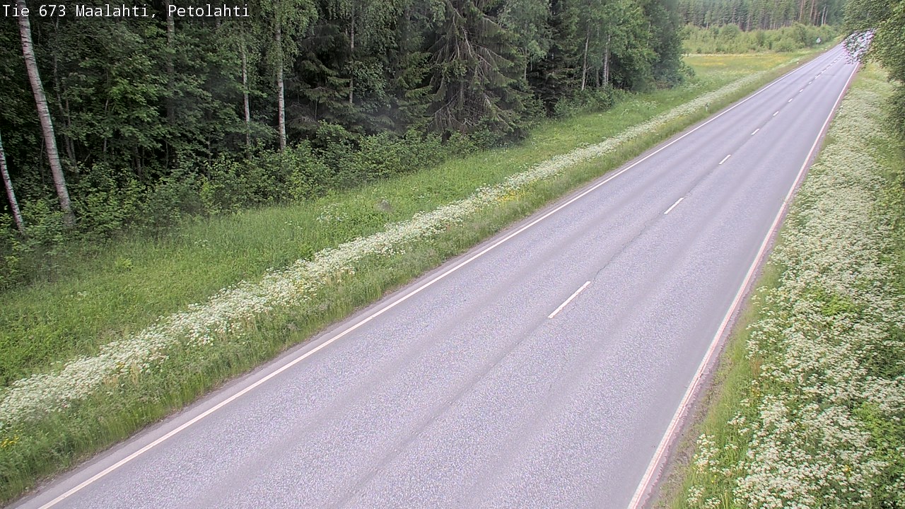 Weather Camera Image Väg 673 Malax, Petalax, Maalahti, Pohjanmaa