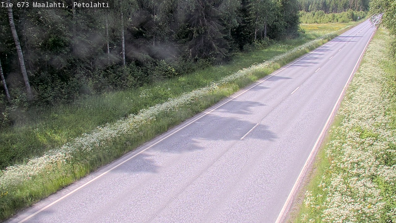 Weather Camera Image Väg 673 Malax, Petalax, Maalahti, Pohjanmaa