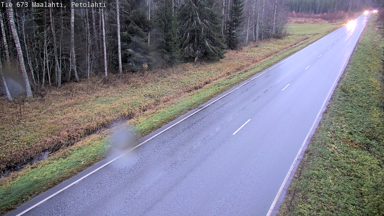 Weather Camera Image Väg 673 Malax, Petalax, Maalahti, Pohjanmaa