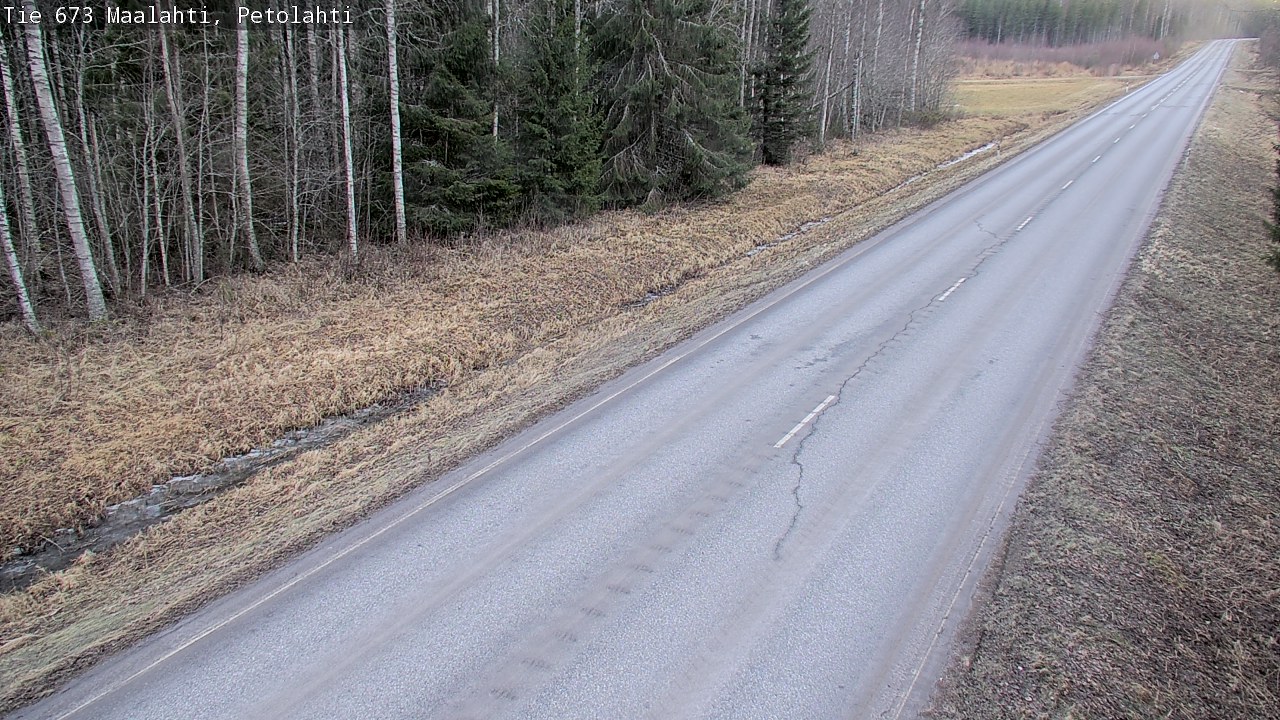Weather Camera Image Väg 673 Malax, Petalax, Maalahti, Pohjanmaa