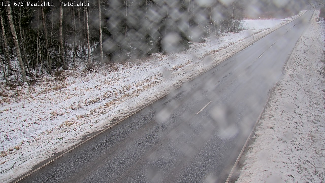 Weather Camera Image Väg 673 Malax, Petalax, Maalahti, Pohjanmaa