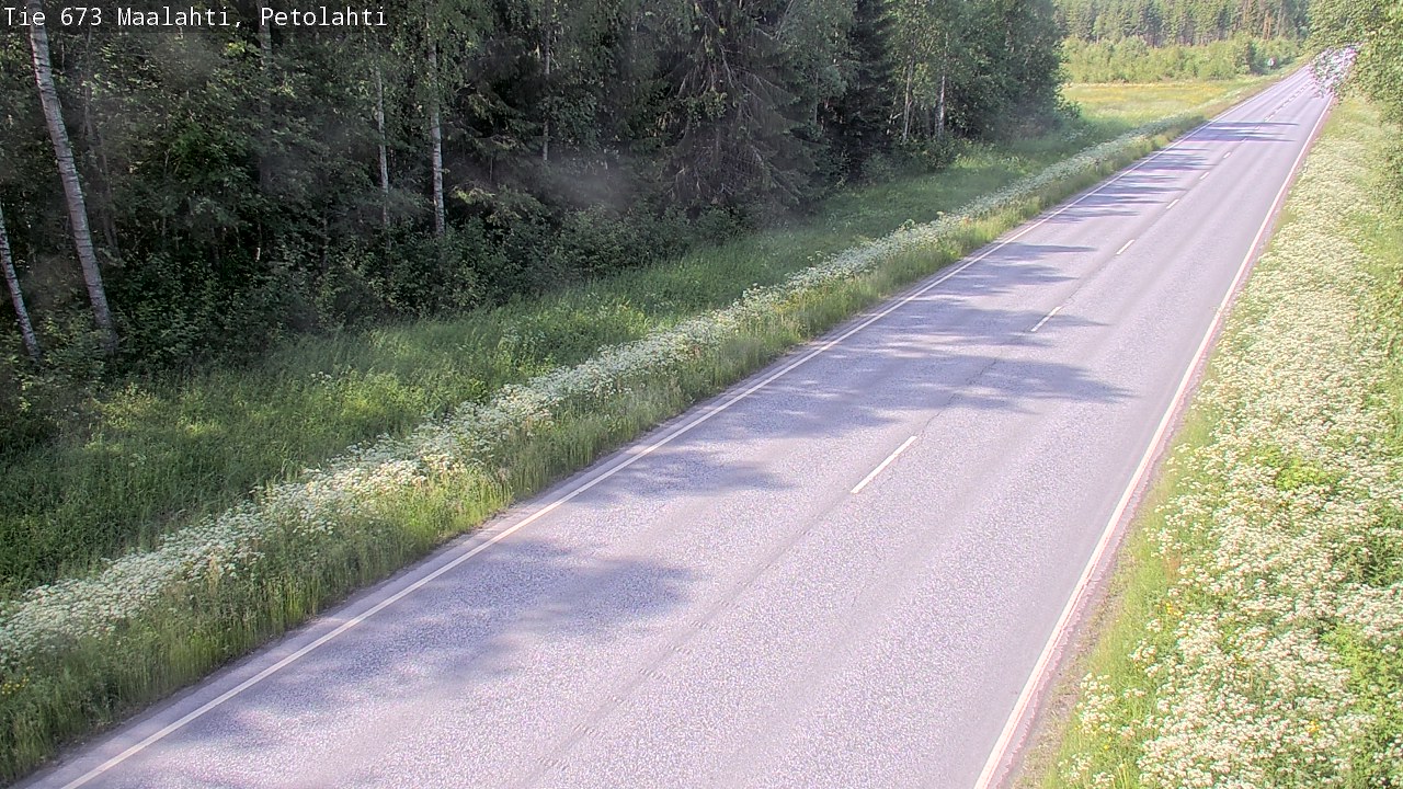 Weather Camera Image Väg 673 Malax, Petalax, Maalahti, Pohjanmaa