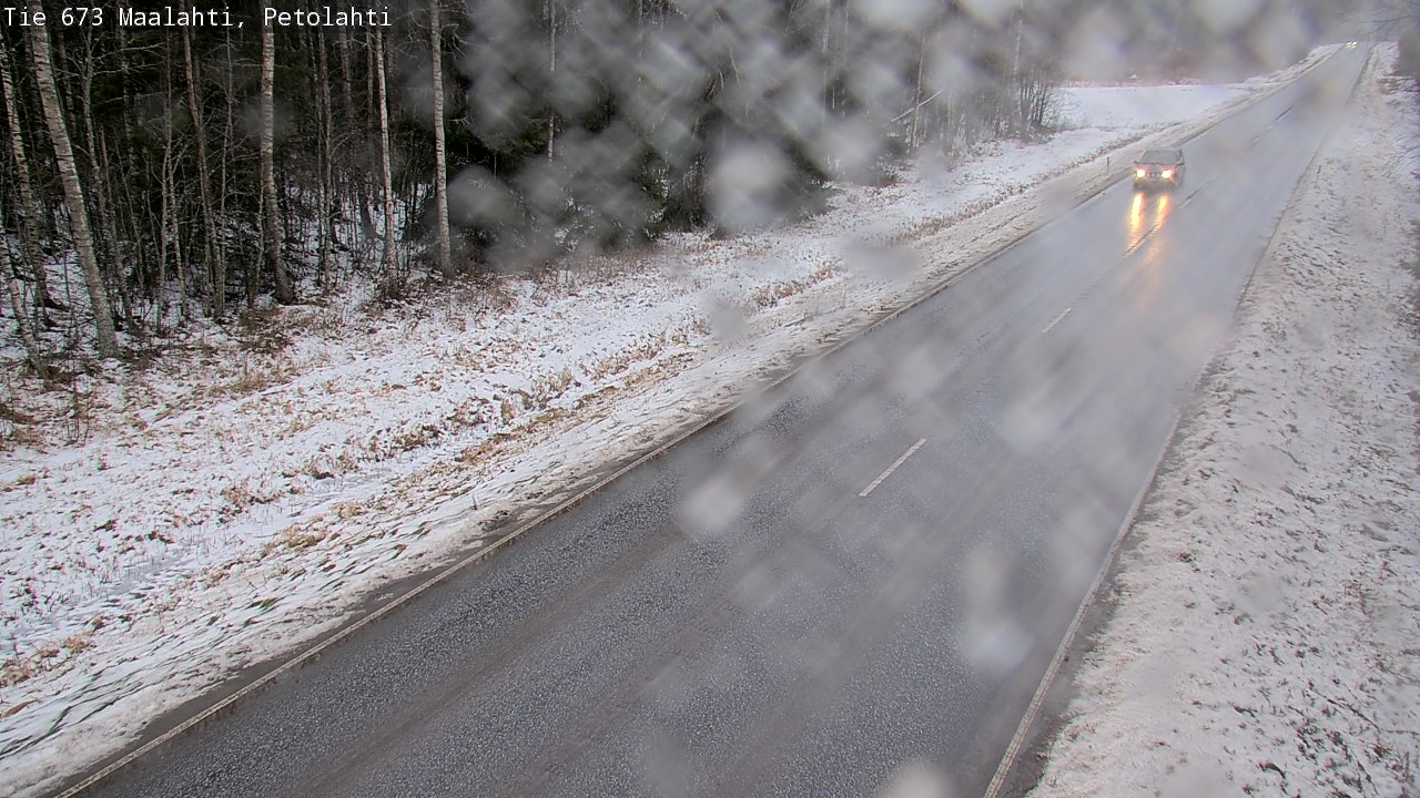 Weather Camera Image Väg 673 Malax, Petalax, Maalahti, Pohjanmaa